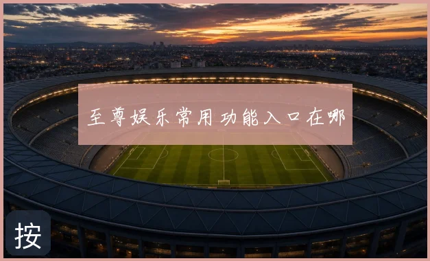 至尊娱乐常用功能入口在哪